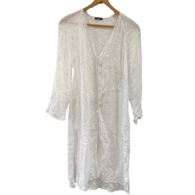 Massimo Dutti Womens  Size XS Free Size Dress / Shirt Dress White 