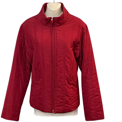 Liz Jordan Womens Size L Winter Jacket Maroon/Red