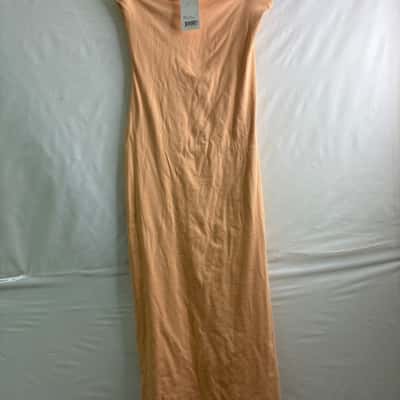 Kookai Womens Size 40 Maxi Dress Peach BNWT