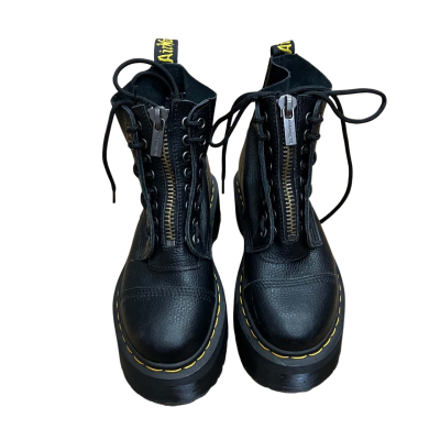 Dr Martens Sinclair Platform  Size 38 Boots Black  
