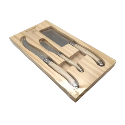 Lou Laguiole 3 Piece Cheese Knife Set     Kitchen 