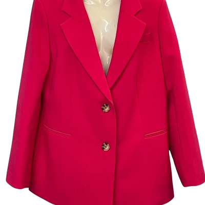 French Connection Womens  Size 12 Blazer Pink  