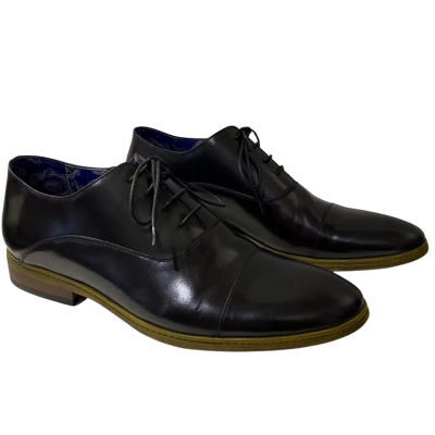 Oxford Mens Size 40 Black Dress Shoes