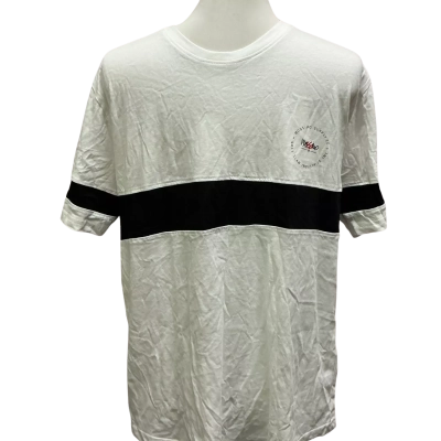 Mossimo Mens  Size M Short Sleeve T-shirt Black  / White 