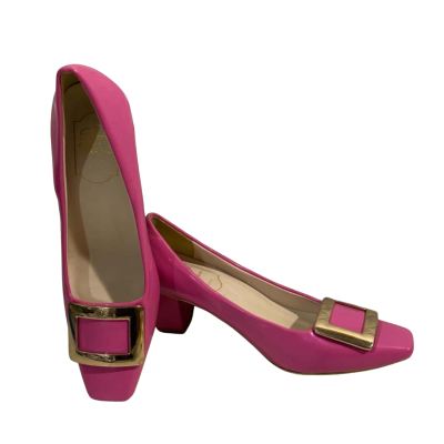 Womens Roger Vivier Belle Trompette Pink Patent 37