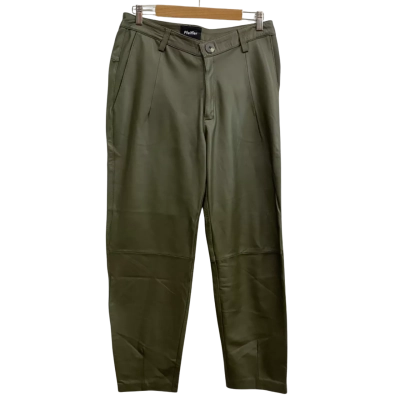 PFEIFFER Olive Green High Waisted Wide Leg Pants Size L