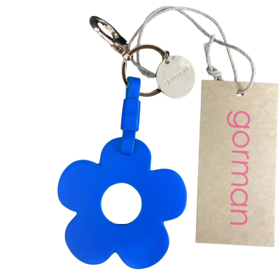 NEW Gorman Petal Party Blue Keyring