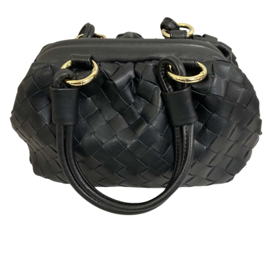 Womens Belle & Bloom Genuine Leather Handbag Black  / Pink  