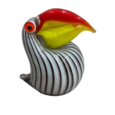 Glass Toucan Bird Figurine 