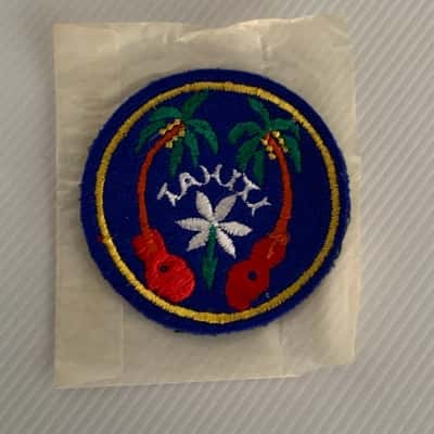 Vintage Tahiti Travel Patch - Original Packaging