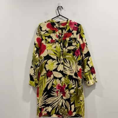 Tommy Bahama Womens Dress  Size S Beige / Black  / Multicoloured 