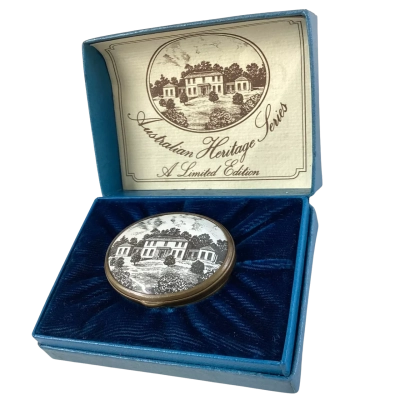 Vintage Bliston & Battersea Enamels Old Government House Parramatta Limited Edition Box 155/250