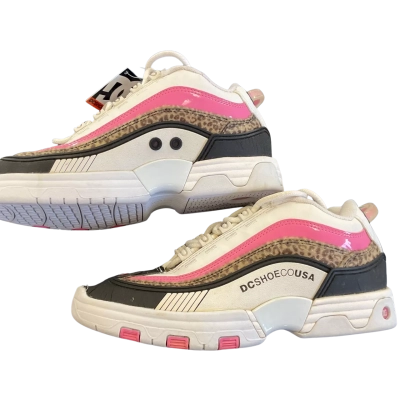 DC  Legacy OG Shoes Womens  Size 9 Sneakers Animal print / Black  / Pink  / White 