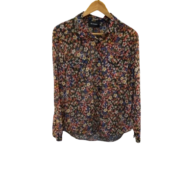 The Kooples Womens  Size L Button Up Top Floral 