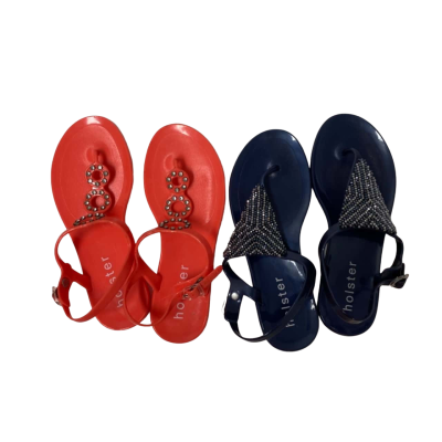 Holster 2 pairs Shoes Size 38 Blue / Orange 