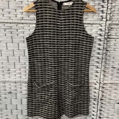 MNG Casual Womens  Size L Playsuit Black  / Checked / White 