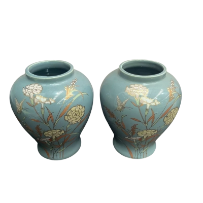 Vintage Japanese Porcelain Vases (2)