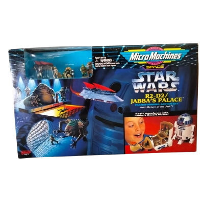 Micro Machines Space Star Wars R2-D2/Jabba's Palace Action Set 1994 Galoob 65813.