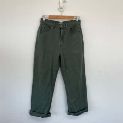 Ghanda Green Worker Jeans Size 10 