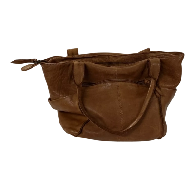 Colorado 100% Leather Womens Handbag Brown 