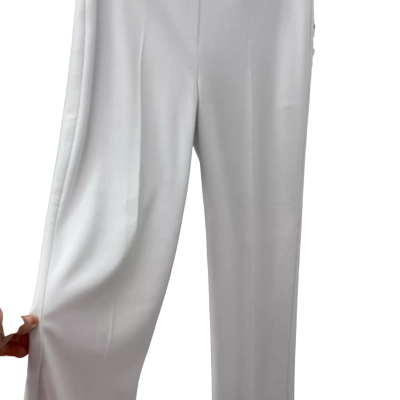 Joseph Ribkoff Womens  Size 10 Flared Pants White 