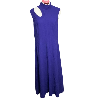 Cue Womens  Size 14 Sleeveless Dress  Blue 