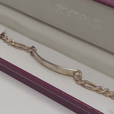 Mens 925 Identification Bracelet