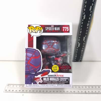 Pop Toy Spiderman Miles Morales 775 Glow In Dark Programmable Suit 