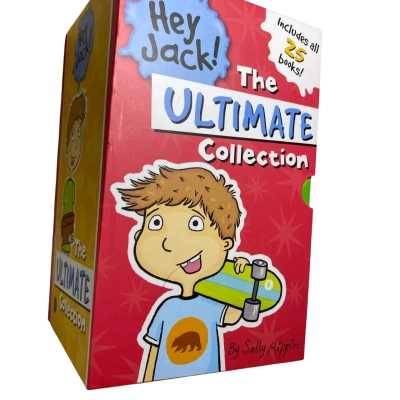 the Hey Jack! The Ultimate Collection box set by Sally Rippin, which includes all 25 books in the popular children's series.