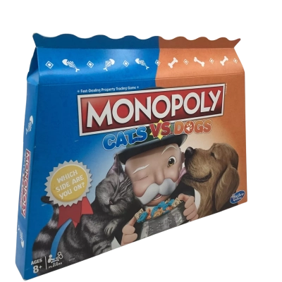 Monopoly Cats Vs. Dogs Board Game