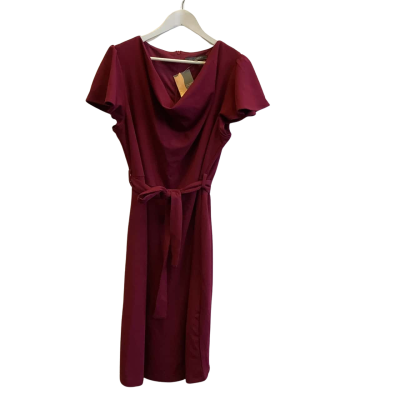 Brand New Liz Jordan Womens  Size 16 Midi Dress Rhubarb
