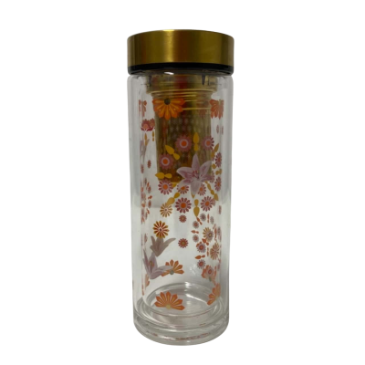 T2 Double Walled Glass Flask 