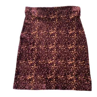 Lisa Ho vintage  Size 10 Mini Skirt Maroon 
