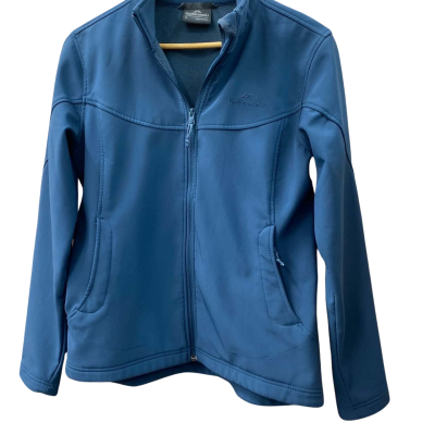 Kathmandu Womens  Size 12 zip up Jersey Blue 