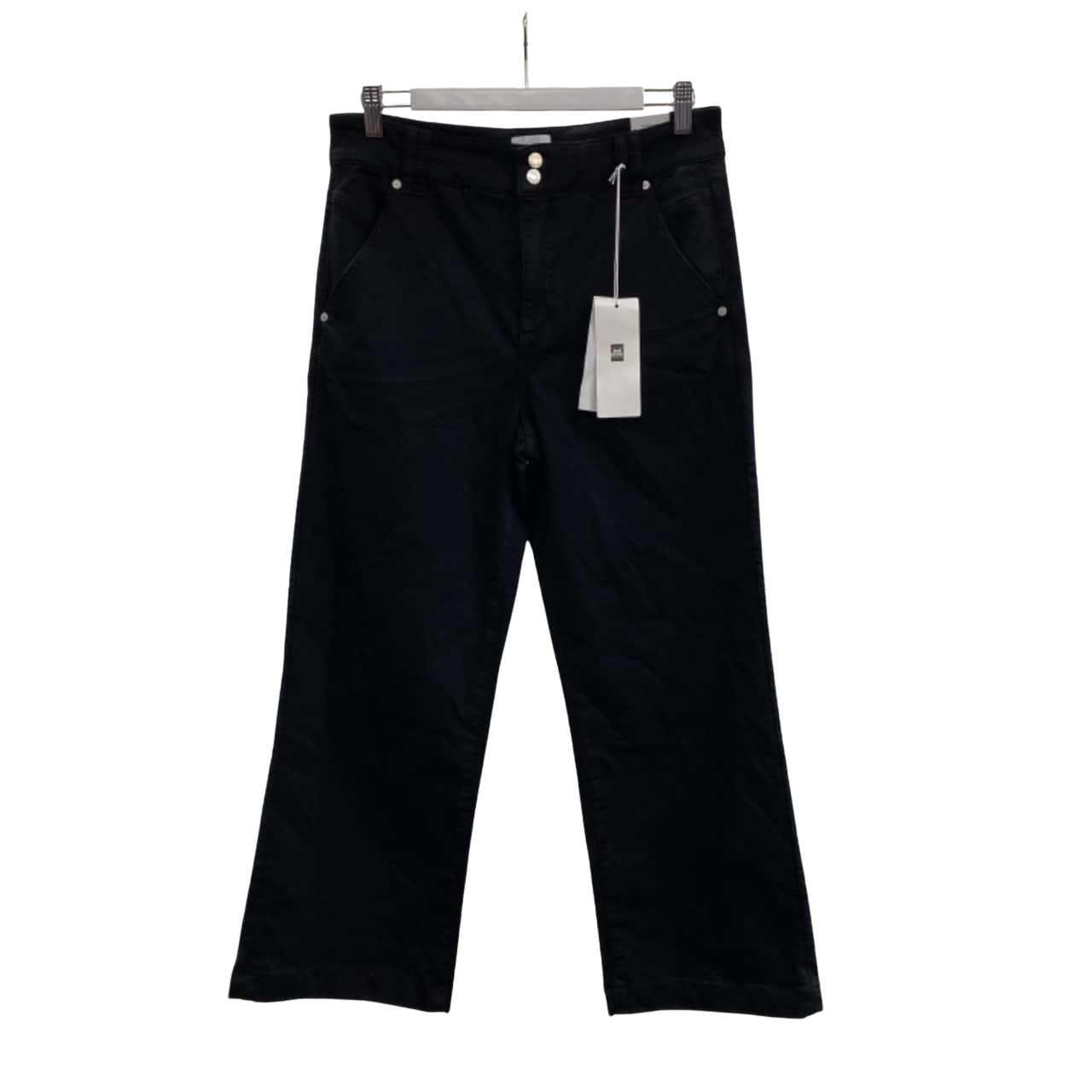 Just Jeans Womens Size 12 High Rise Wide Leg Jeans Black