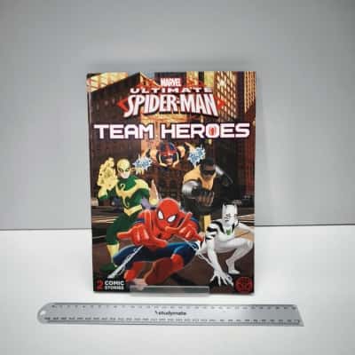 Marvel Ultimate Spider-Man Team Heroes Graphic Novel Softcover Book 2 Comic Stories