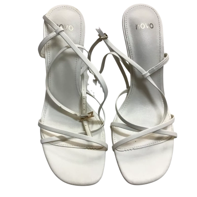 Novo Womens  Size 7 White "Macaria" Strappy Heels 