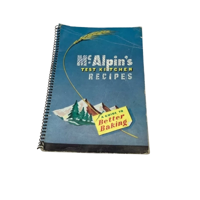 Vintage McAlpins Test Kitchen Recipes PAPER   