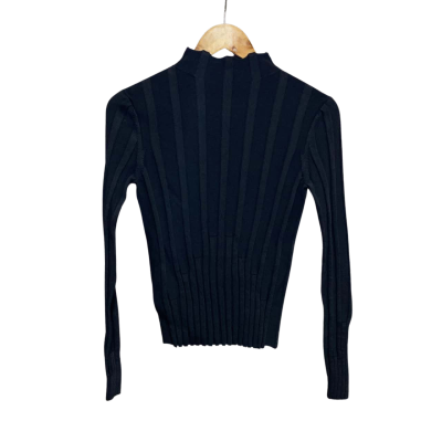 Country Road Womens  Size XS Long Sleeve Top Black  