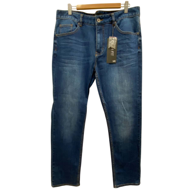 Yd. Mens Slim Fit Denim Pants Size 36 Blue RRP$110