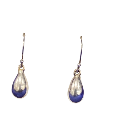  Womens Stirling silver 3cm drop teardrop dangle Earrings 