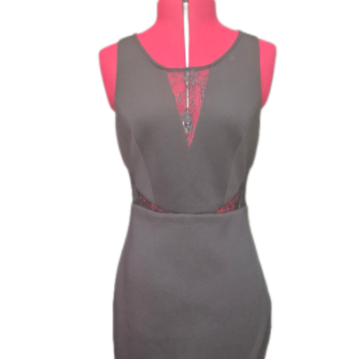 Guess Womens  Size M Mini Dress Black  