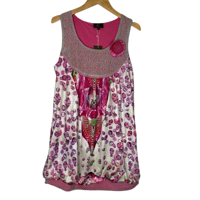 Gabriella Frattini Womens Tunic Size 12 Multicoloured / Pattern 