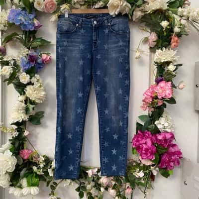 Karen Millen Womens  Size 14 Casual Pants Blue 