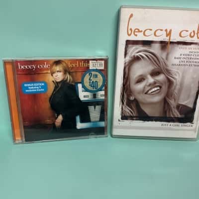 Beccy Cole music dvd and cd set 