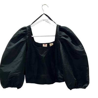 Levis Womens  Size XS Blouse Black  