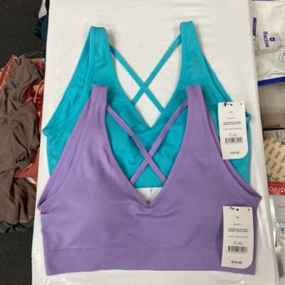 Cotton On Body Womens Size XL 2-pack Cropped Top Blue / Purple 