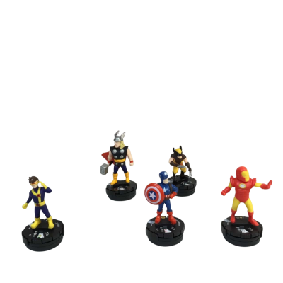 Wiz Kids Marvel Heroclix Action Figures as pictured