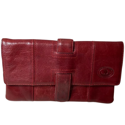 Henk Berg Dark Red Leather Wallet 