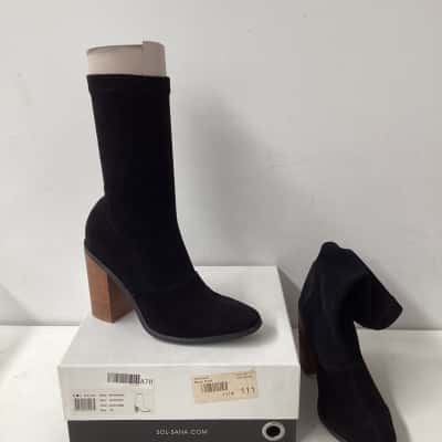 Sol Sana Women's  Size 39 Boots Black  suede =chloe boot 